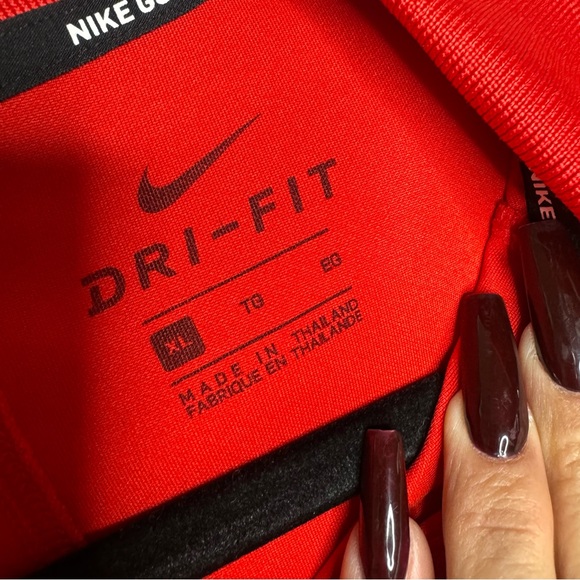 Nike Men’s Red Dri-Fit Polo Shirt Size XL - Picture 4 of 4
